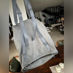 Gray Stella McCartney backpack